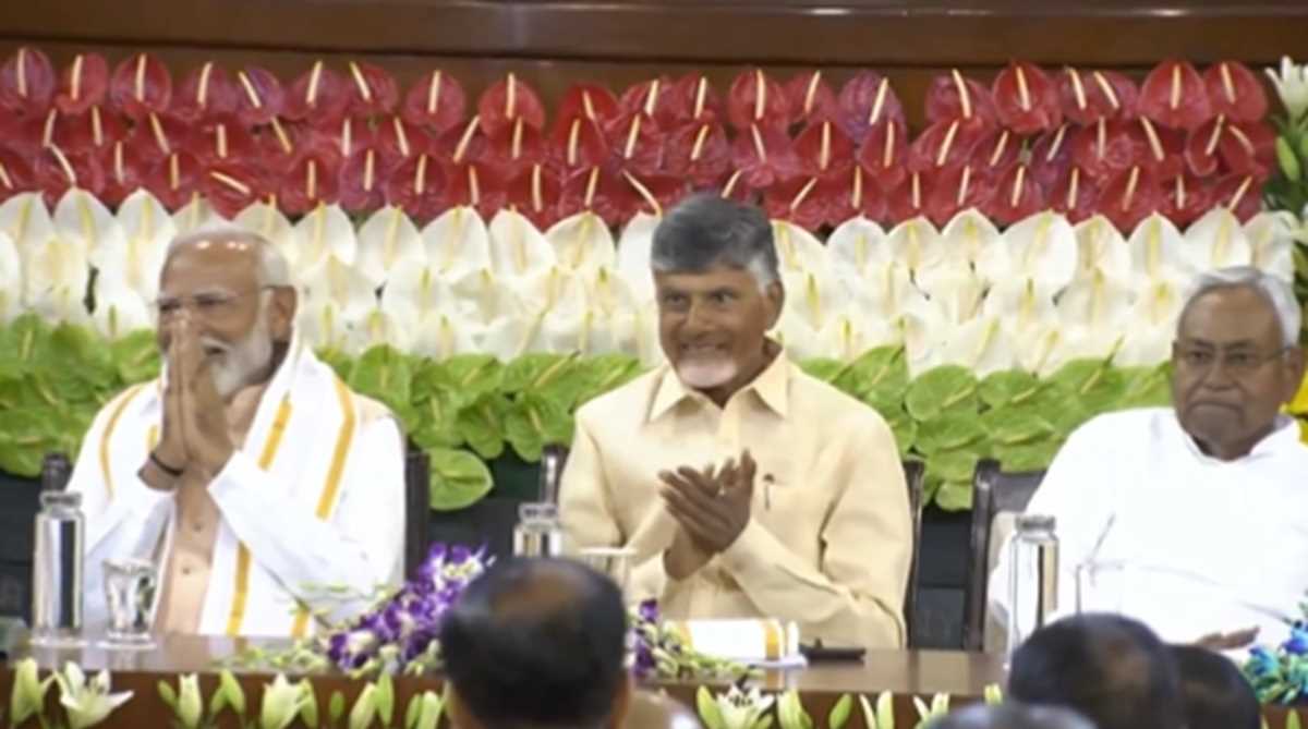 नयी सरकार के गठन पर राजग संसदीय दल की बैठक शुरू